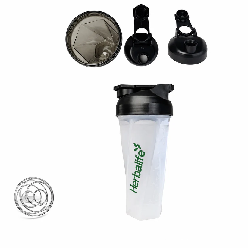 Helix Shape Shaker Bottle (Clear)